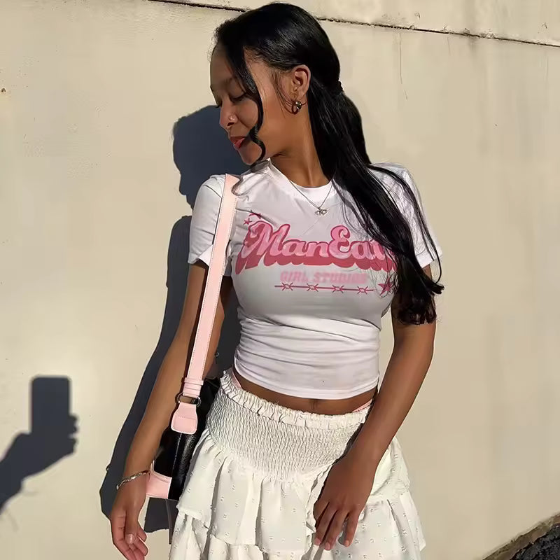 ManEater Crop Top Baby Tee