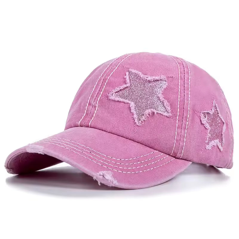 Ripped Star Adjustable Hat