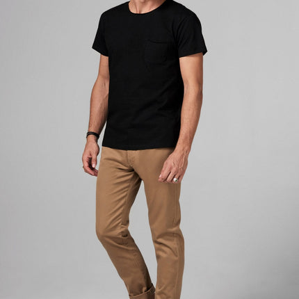 Men's Heavy Cotton Pocket Sailor Crew Neck Tee