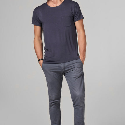 Men's Modal Pocket Sailor Crew Neck Tee