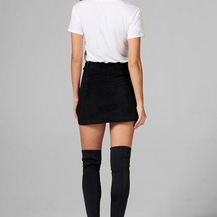 WOMEN'S MODAL POCKET SAILOR CREW NECK TEE - WHITE