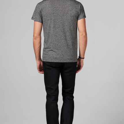 Men's Pocket Sailor Crew Neck Tee - Thin Stripe