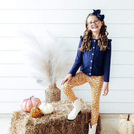 SALE Fall Floral Leggings