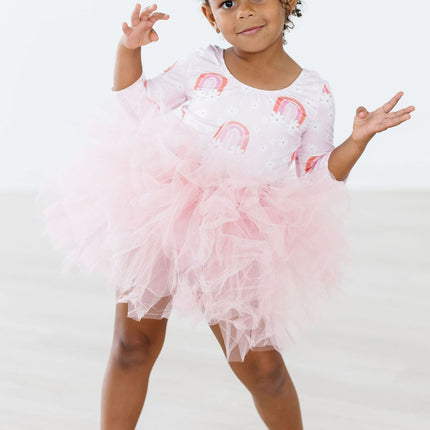 SALE Fun & Flowers 3/4 Tutu Leotard
