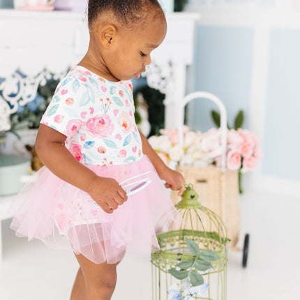 SALE Rosettes Tutu Bodysuit
