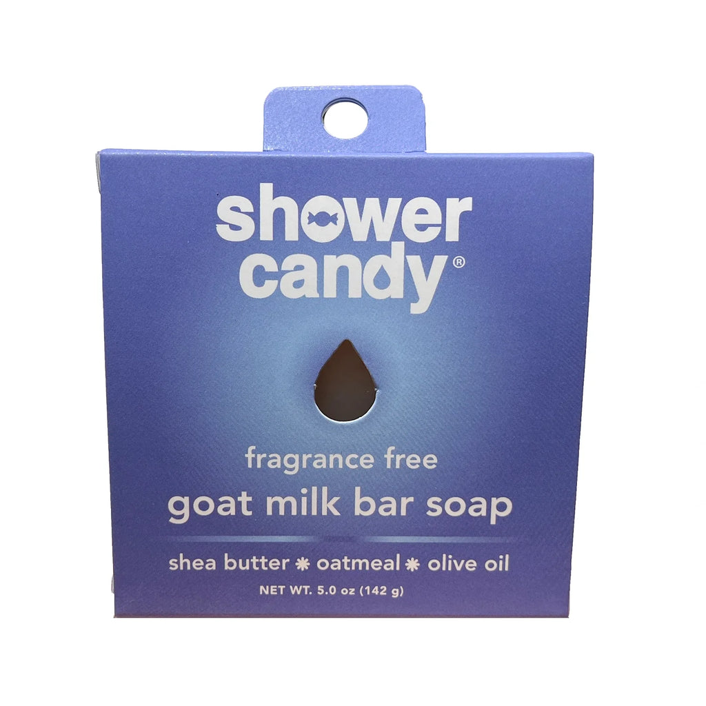 Shower Candy Fragrance Free Goat Milk Bar Soap – Gentle Hydrating Cleanse