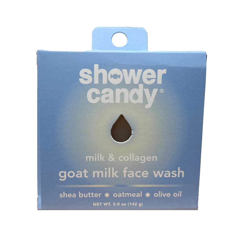 Shower Candy Milk + Collagen Face Wash Bar – Gentle Goat Milk Cleanse