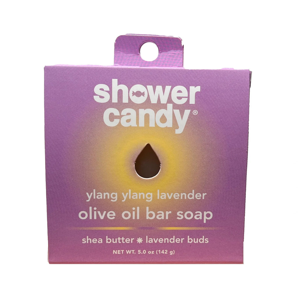 Shower Candy Ylang Ylang Lavender Bar Soap – Nourishing Olive Oil Cleanse