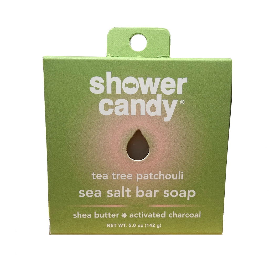 Shower Candy Tea Tree Patchouli Bar Soap – Purifying Olive Oil Cleanse