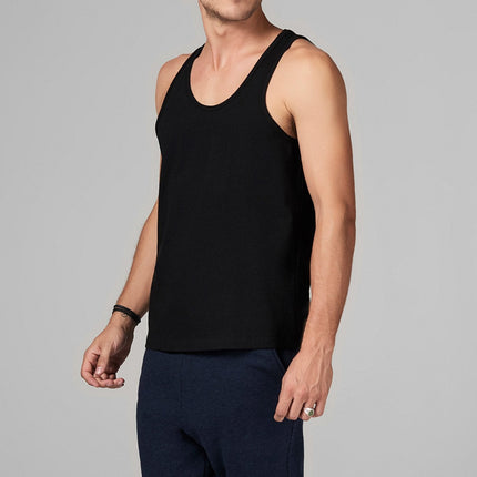 Men's Heavy Cotton Scoop Neck Tank Top
