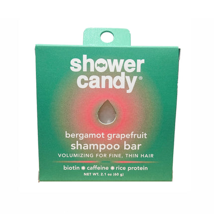 Shower Candy Bergamot Grapefruit Shampoo Bar – Volumizing for Fine Hair