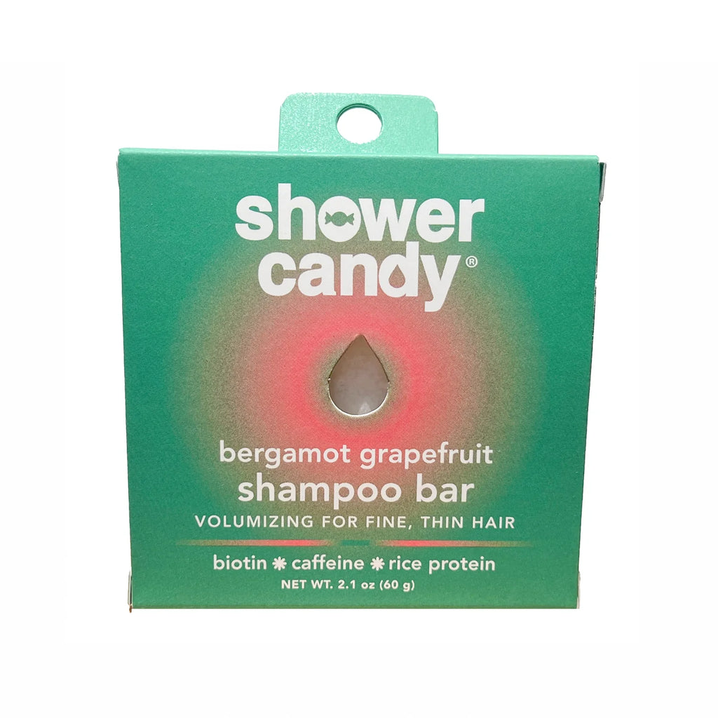 Shower Candy Bergamot Grapefruit Shampoo Bar – Volumizing for Fine Hair