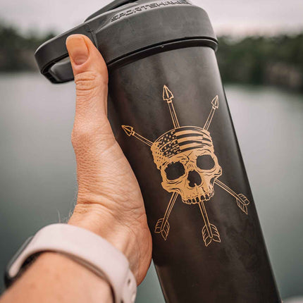 26 oz Shaker Bottle with Fixed Mixer