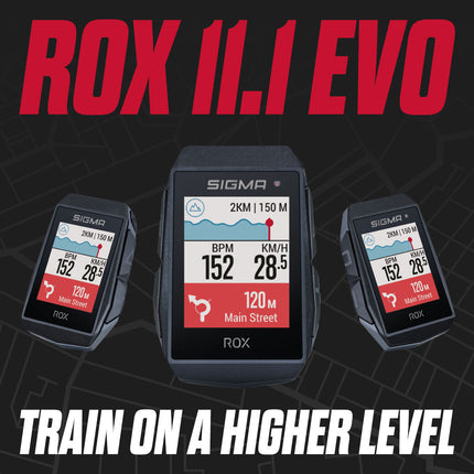 SIGMA GPS Bike Computer - ROX 11.1 EVO, Black