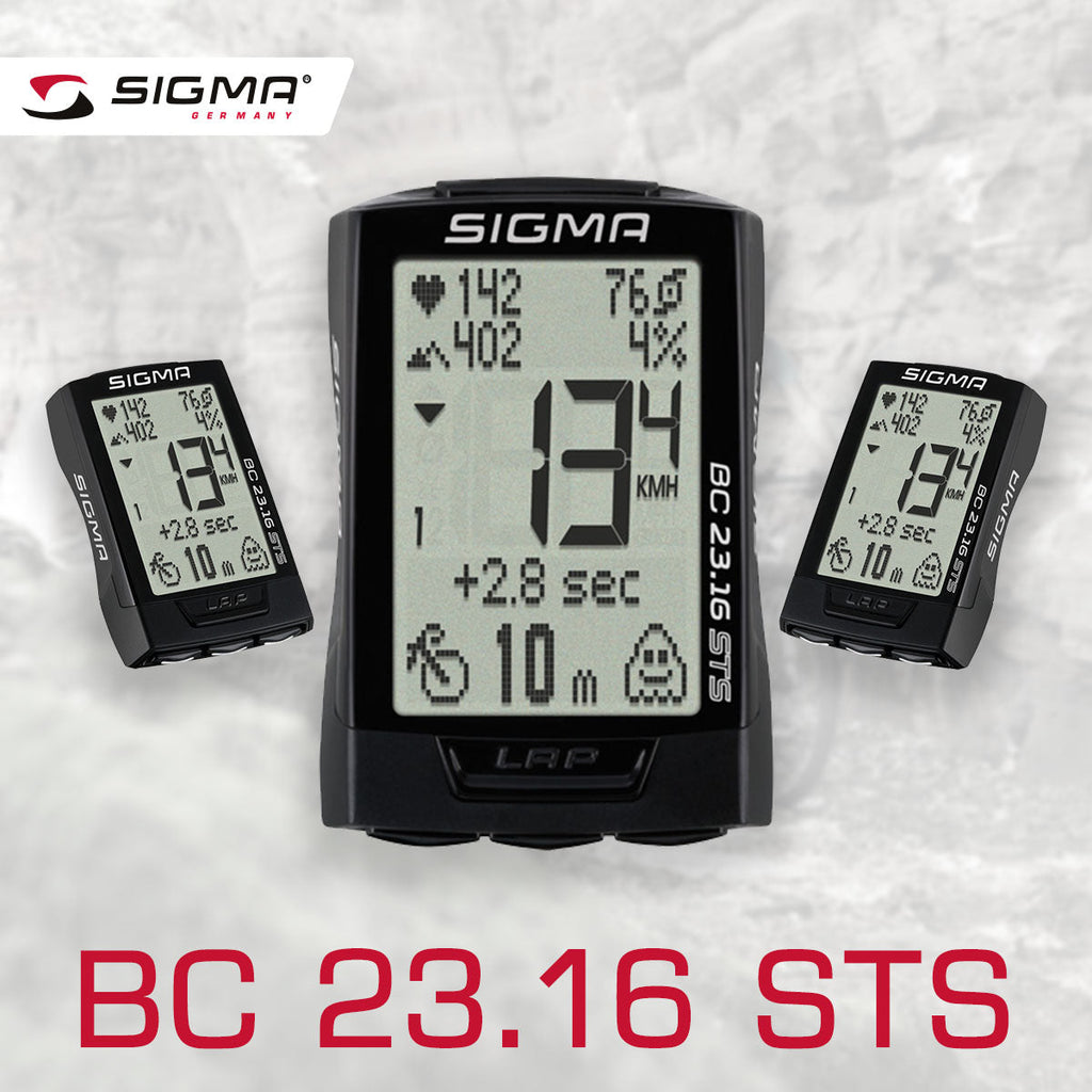 SIGMA Bicycle Computer - BC 23.16 STS, Digital Wireless