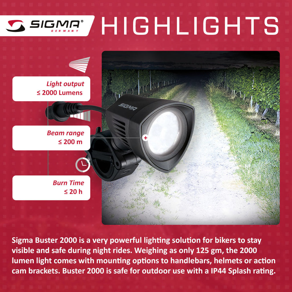 SIGMA Light - BUSTER 2000 Power Light