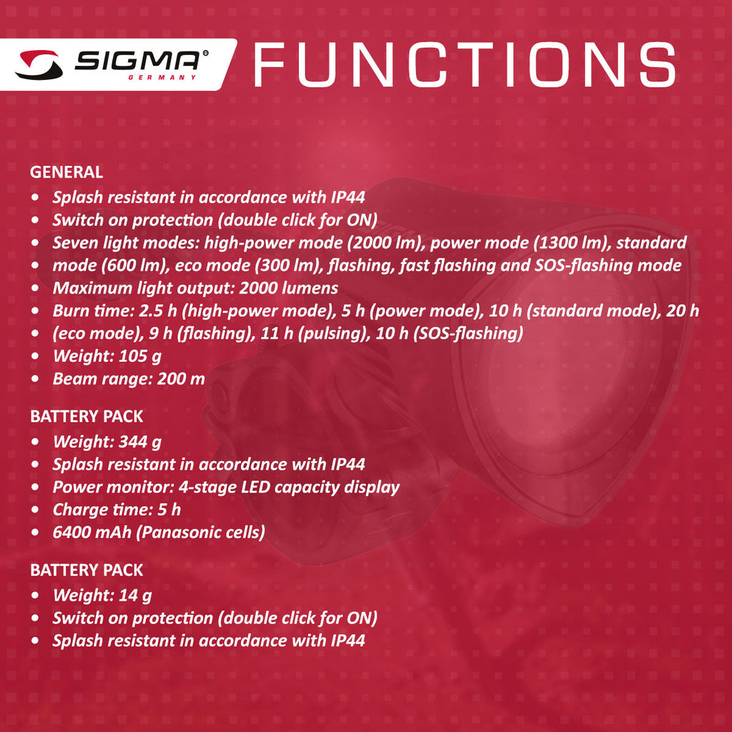 SIGMA Light - BUSTER 2000 Power Light