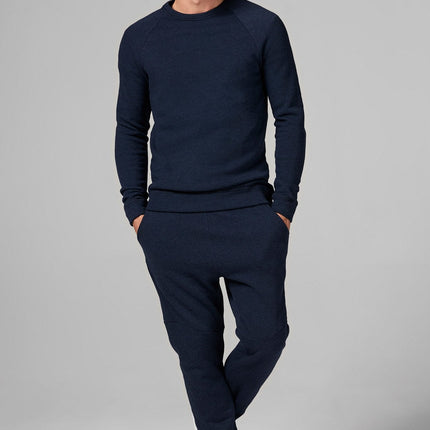 Men's French Terry Slim Fit Crew Neck Sweatshirt