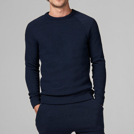 Men's French Terry Slim Fit Crew Neck Sweatshirt