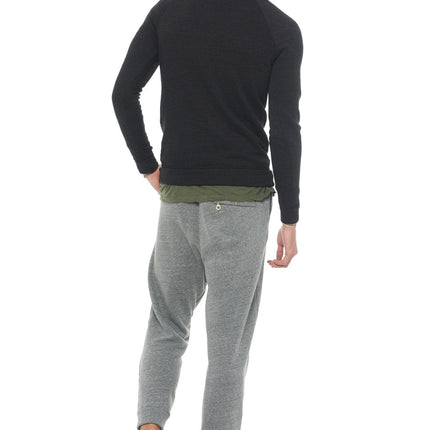 Men's French Terry Slim Fit Crew Neck Sweatshirt