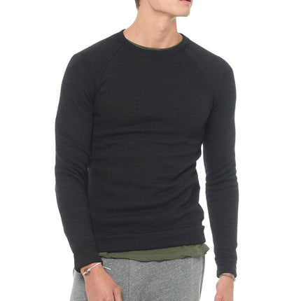 Men's French Terry Slim Fit Crew Neck Sweatshirt