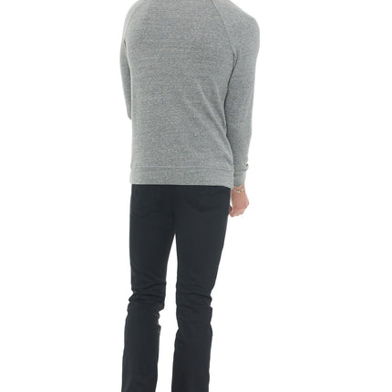 Men's French Terry Slim Fit Crew Neck Sweatshirt