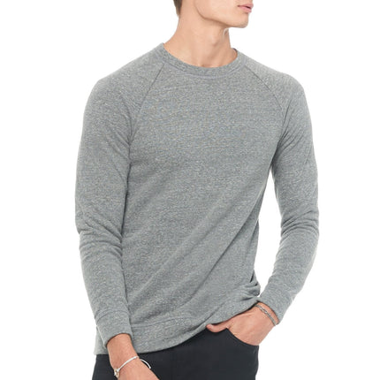 Men's French Terry Slim Fit Crew Neck Sweatshirt