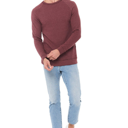 Men's French Terry Slim Fit Crew Neck Sweatshirt