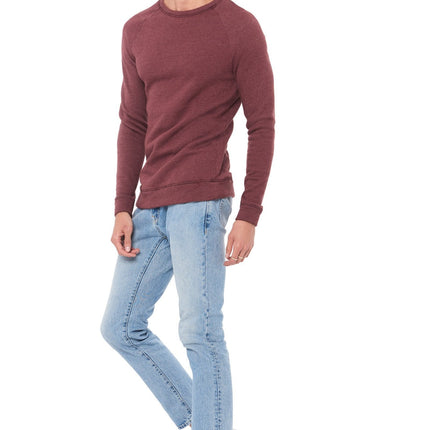 Men's French Terry Slim Fit Crew Neck Sweatshirt