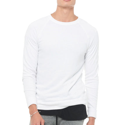 Men's French Terry Slim Fit Crew Neck Sweatshirt