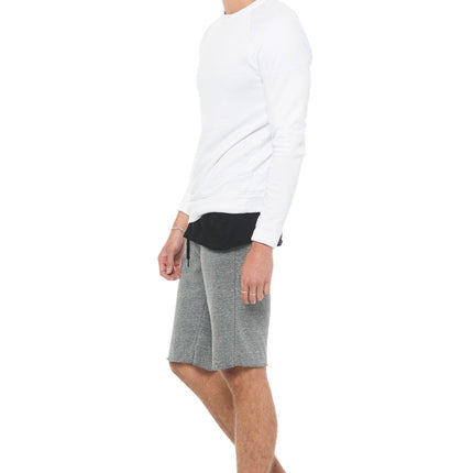 Men's French Terry Slim Fit Crew Neck Sweatshirt