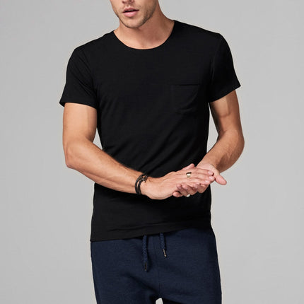 Men's Modal Pocket Sailor Crew Neck Tee