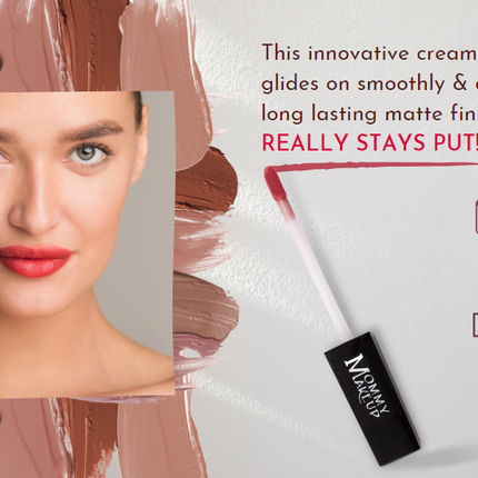 Angelica Stay Put Matte Lip Cream | Stunning Kiss-Proof Lipstick