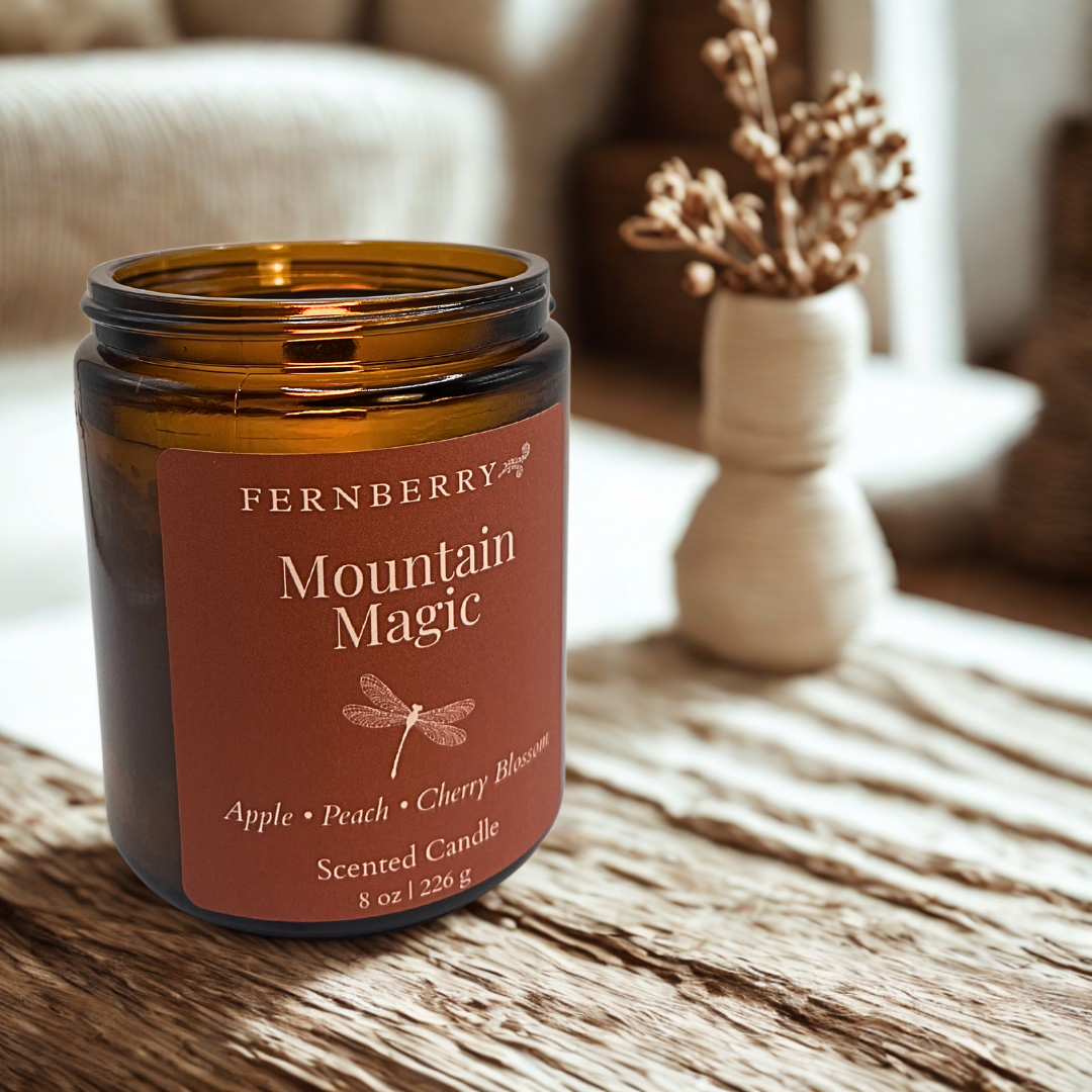 Mountain Magic- 8oz Wood Wick Candle