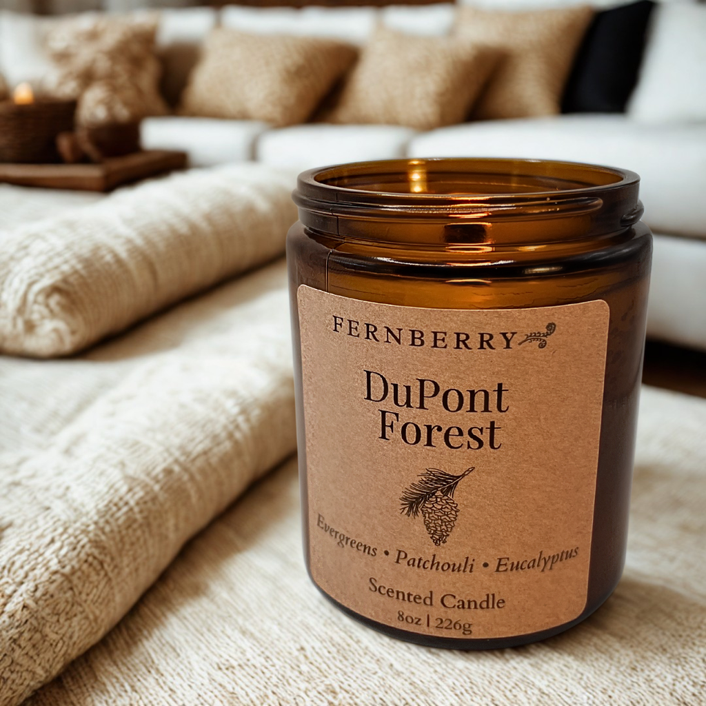 DuPont Forest- 8oz Wood Wick Candle