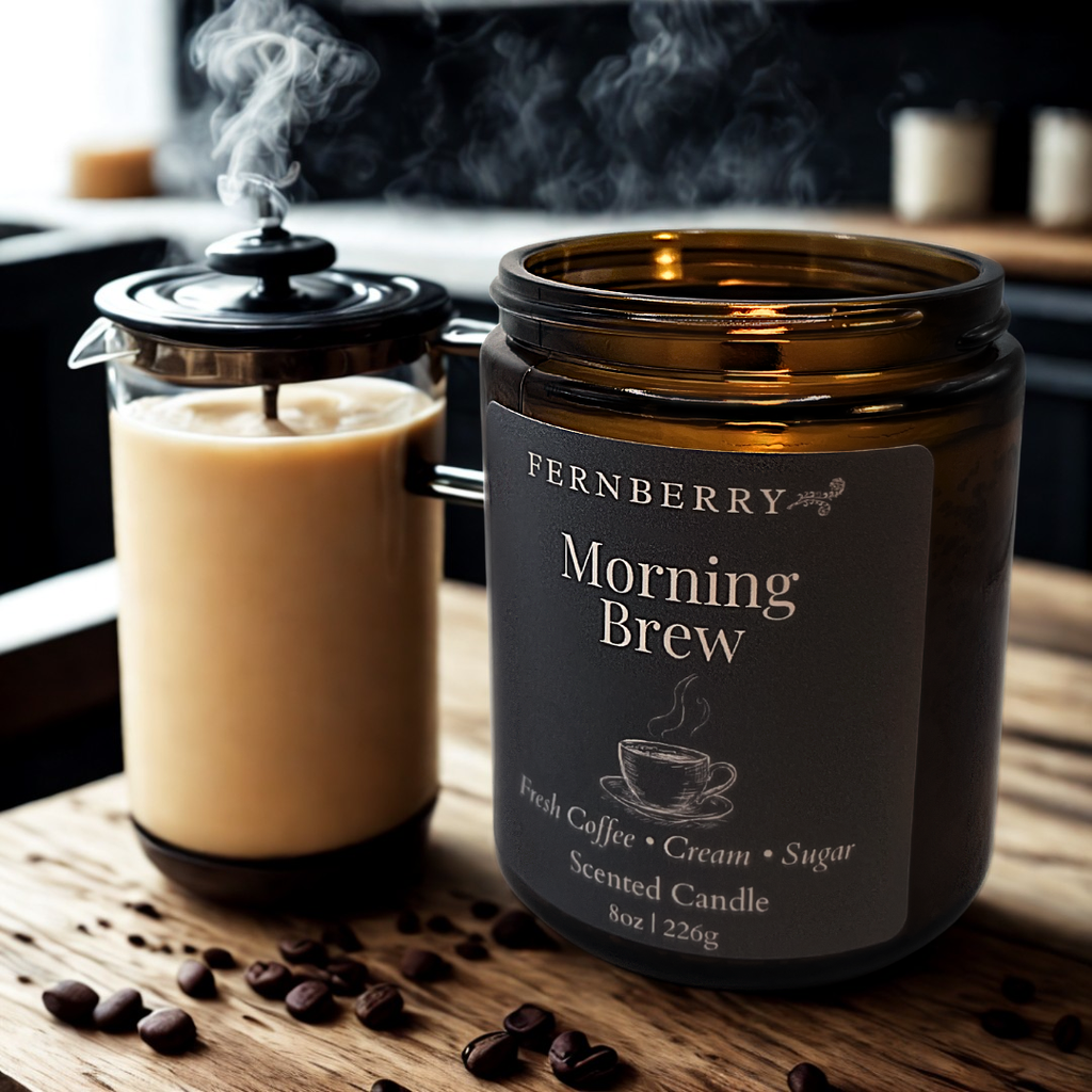 Morning Brew- 8oz Wood Wick Candle