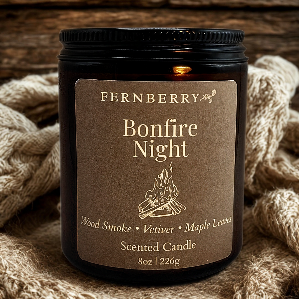Bonfire Night- 8oz Wood Wick Candle