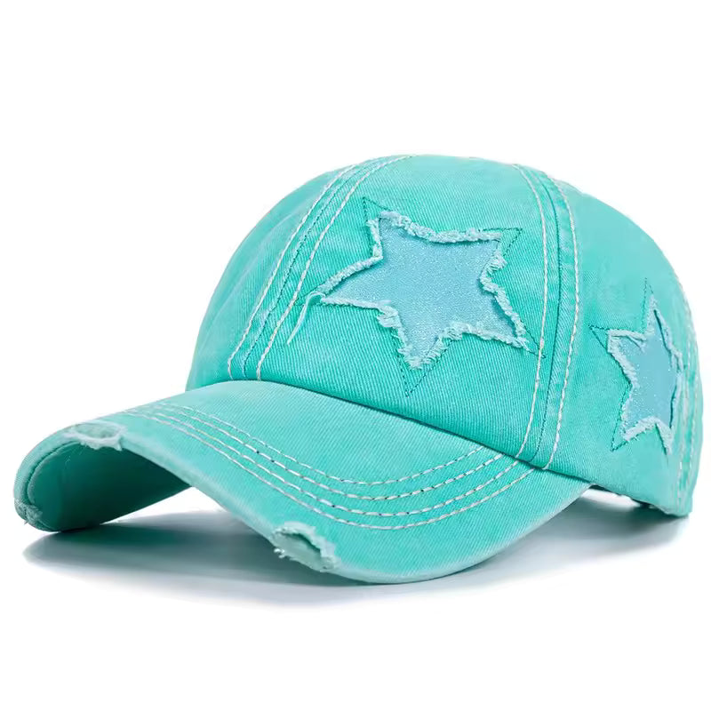 Ripped Star Adjustable Hat