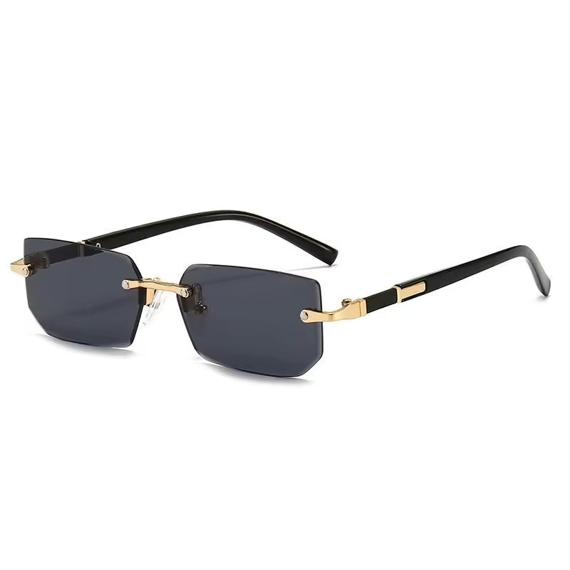 Retro Rimless Frame Sunglasses