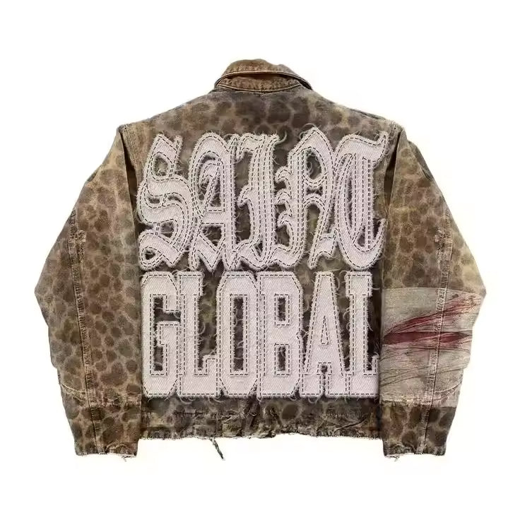 SAINTS Animal Print Jacket
