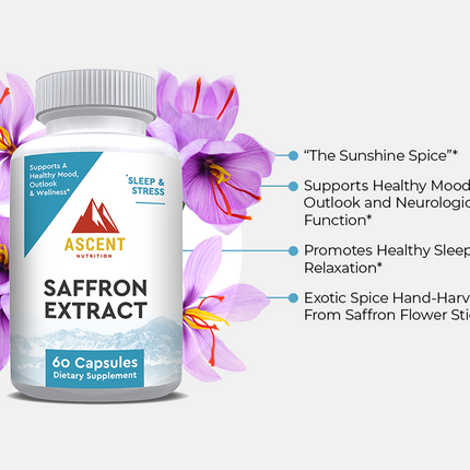 Saffron Extract, 60 Capsules, 88.5 mg