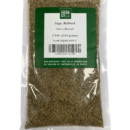 Sage, Rubbed