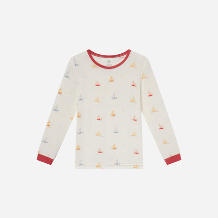 Sailboat Bamboo Kids Pajama Set