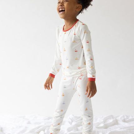 Sailboat Bamboo Kids Pajama Set