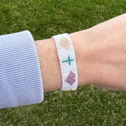 Salvation Micro Bead String Bracelet