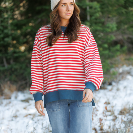 Saturday Stripe Crew
