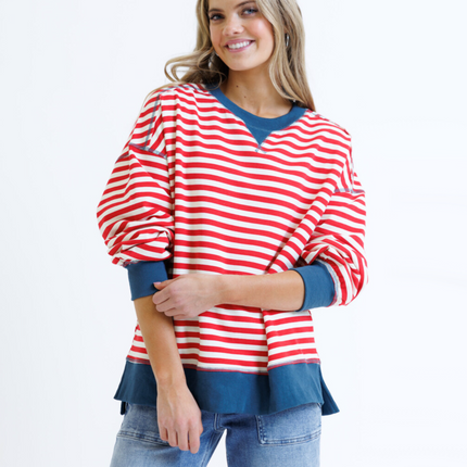 Saturday Stripe Crew