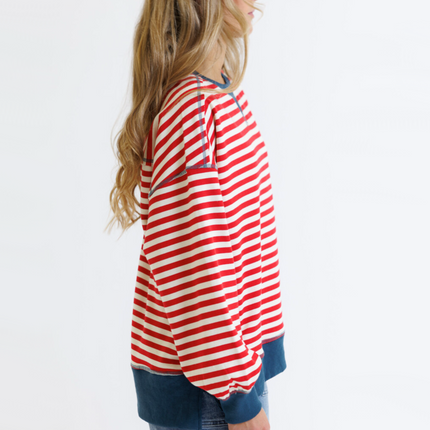 Saturday Stripe Crew