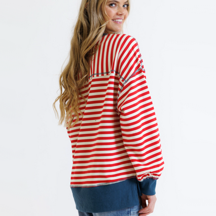 Saturday Stripe Crew