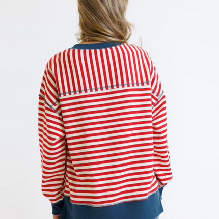 Saturday Stripe Crew